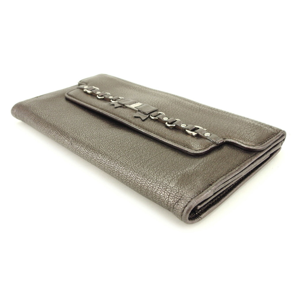 Salvatore Ferragamo long leather Wallet brown Vara Ribbon - Picture 3 of 6